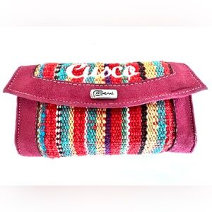 NWOT Colorful Peruvian Crafted/Incan Women's Woven Wool Clutch Wallet